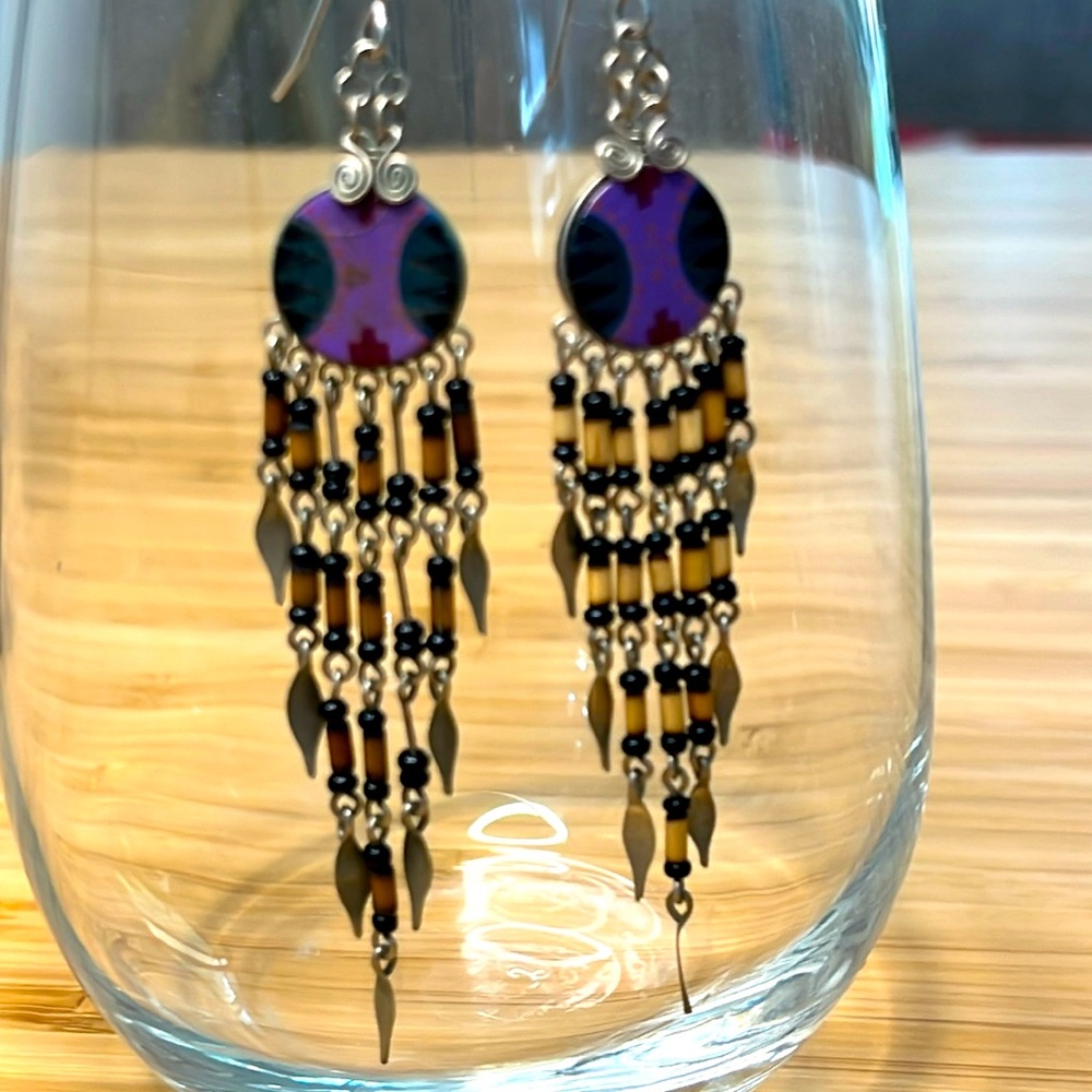 Vintage beaded earrings